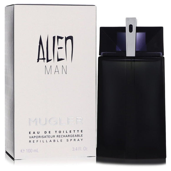 Alien Man Eau De Toilette Refillable Spray By Thierry Mugler for Men 3.4 oz