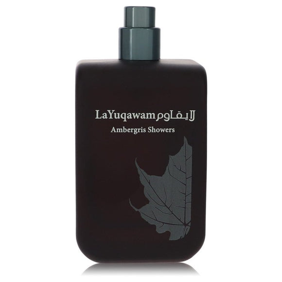 Ambergris Showers Eau De Parfum Spray (Tester) By Rasasi for Men 2.5 oz