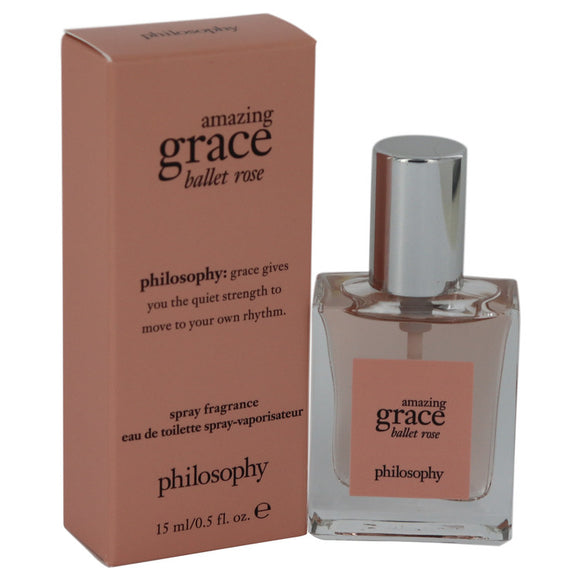 Amazing Grace Ballet Rose Perfume By Philosophy Eau De Toilette Spray for Women 0.5 oz