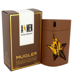 Angel Pure Havane Eau De Toilette Spray By Thierry Mugler for Men 3.4 oz