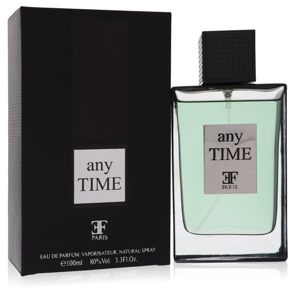 Any Time Eau De Parfum Spray By Elysee Fashion for Men 3.3 oz