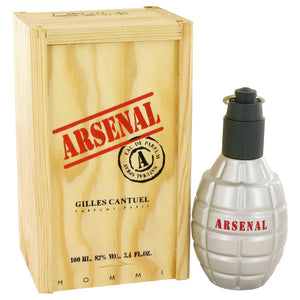 Arsenal Red Eau De Parfum Spray By Gilles Cantuel for Men 3.4 oz