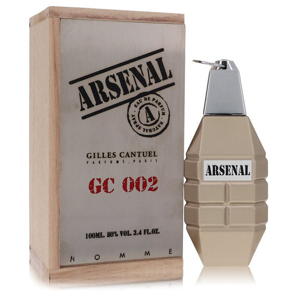 Arsenal Gc 002 Cologne By Gilles Cantuel Eau De Parfum Spray for Men 3.4 oz