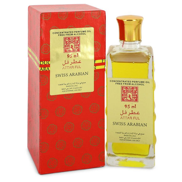 Attar Ful Concentrated Perfume Oil Free From Alcohol (Unisex) By Swiss Arabian for Women 3.2 oz