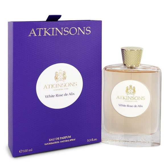 White Rose De Alix Eau De Parfum Spray By Atkinsons for Women 3.3 oz