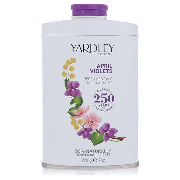April Violets Talc By Yardley London for Women 7 oz