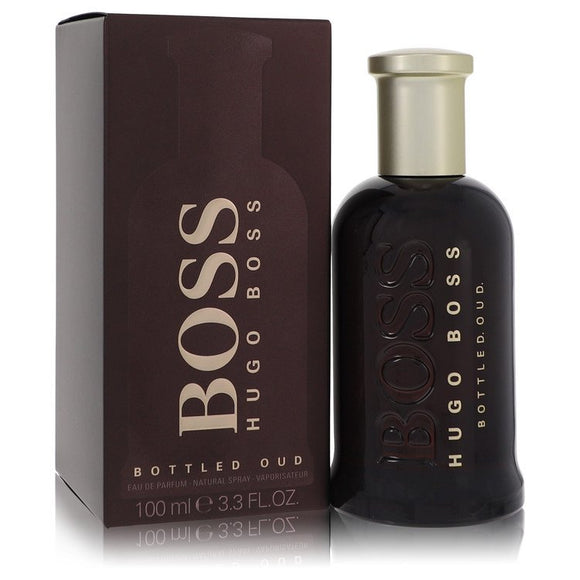 Boss Bottled Oud Eau De Parfum Spray By Hugo Boss for Men 3.3 oz