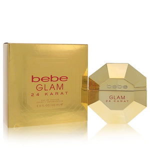 Bebe Glam 24 Karat Eau De Parfum Spray By Bebe for Women 3.4 oz