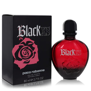 Black Xs Eau De Toilette Spray By Paco Rabanne for Women 2.7 oz