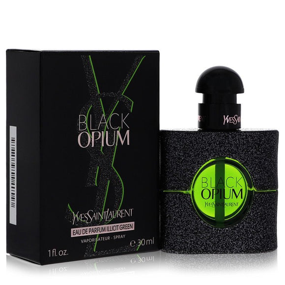 Black Opium Illicit Green Eau De Parfum Spray By Yves Saint Laurent for Women 1 oz