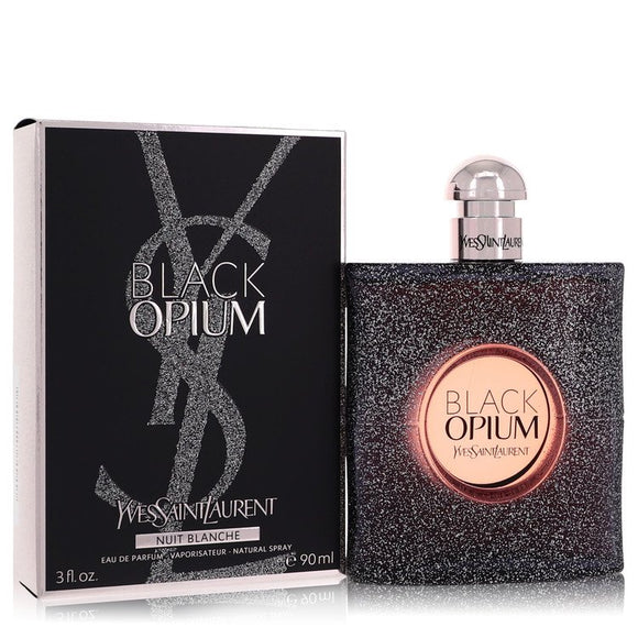 Black Opium Nuit Blanche Eau De Parfum Spray By Yves Saint Laurent for Women 3 oz