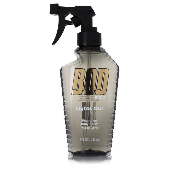 Bod Man Lights Out Body Spray By Parfums De Coeur for Men 8 oz