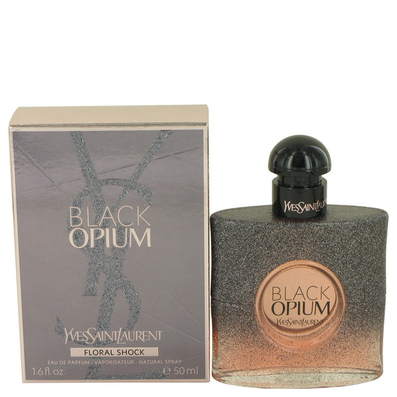 Black Opium Floral Shock Eau De Parfum Spray By Yves Saint Laurent for Women 1.7 oz