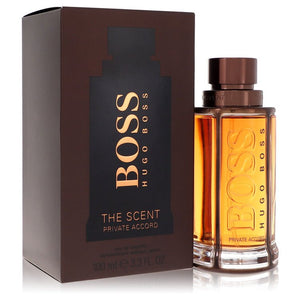 Boss The Scent Private Accord Eau De Toilette Spray By Hugo Boss for Men 3.3 oz