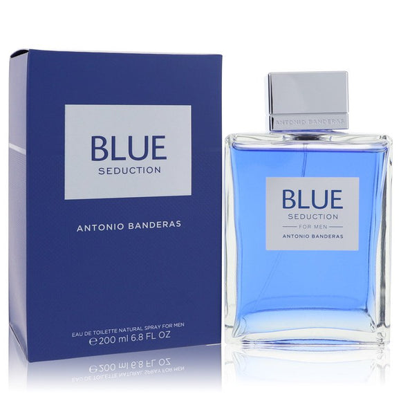 Blue Seduction Eau De Toilette Spray By Antonio Banderas for Men 6.7 oz