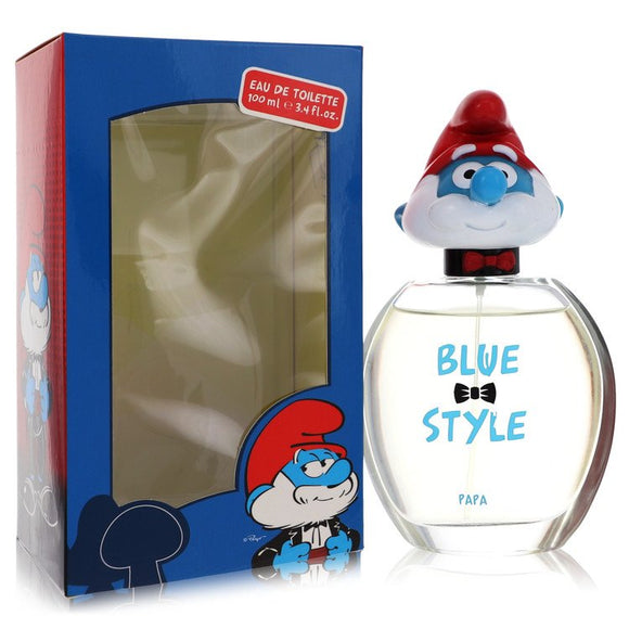The Smurfs Blue Style Papa Eau De Toilette Spray By Smurfs for Men 3.4 oz