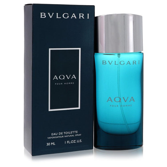 Aqua Pour Homme Eau De Toilette Spray By Bvlgari for Men 1 oz