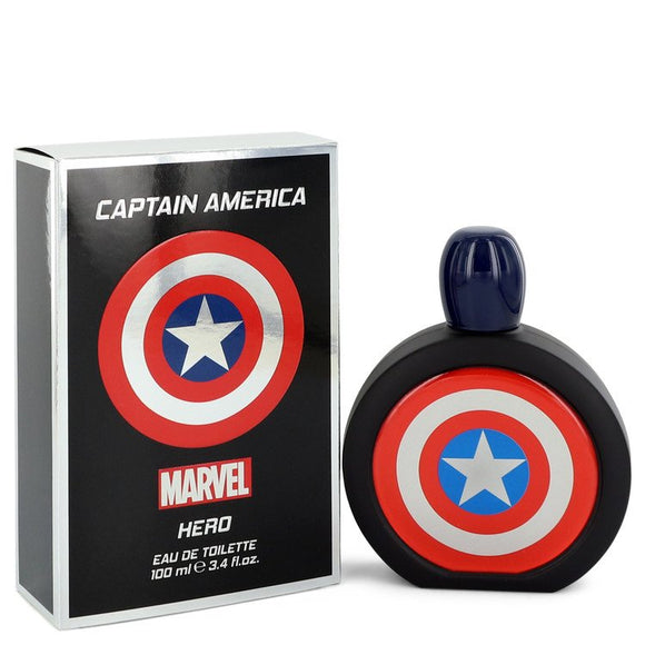 Captain America Hero Cologne By Marvel Eau De Toilette Spray for Men 3.4 oz
