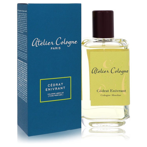 Cedrat Enivrant Pure Perfume Spray By Atelier Cologne for Men 3.3 oz