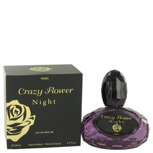 Crazy Flower Night Eau De Parfum Spray By YZY Perfume for Women 3.4 oz
