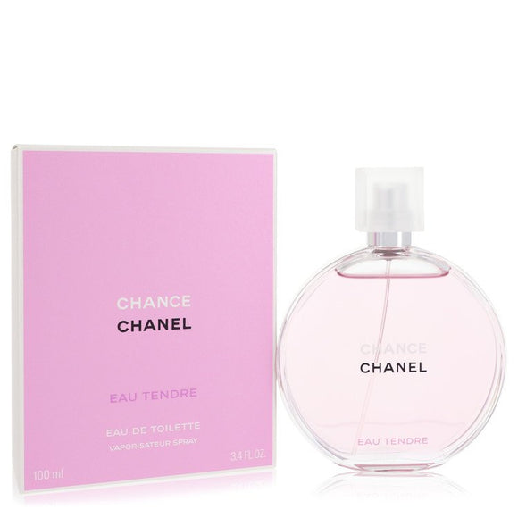 Chance Eau Tendre Perfume By Chanel Eau De Toilette Spray for Women 3.4 oz