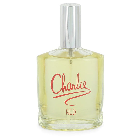 Charlie Red Eau De Toilette Spray (unboxed) By Revlon for Women 3.3 oz