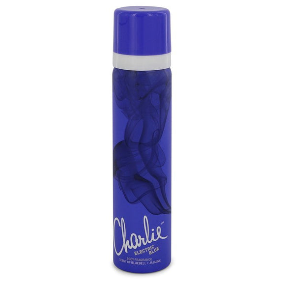 Charlie Electric Blue Body Spray By Revlon for Women 2.5 oz