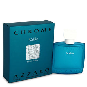 Chrome Aqua Eau De Toilette Spray By Azzaro for Men 1.7 oz