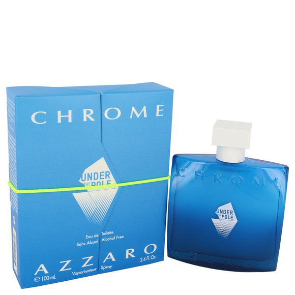 Chrome Under The Pole Eau De Toilette Spray (Alcohol Free) By Azzaro for Men 3.4 oz