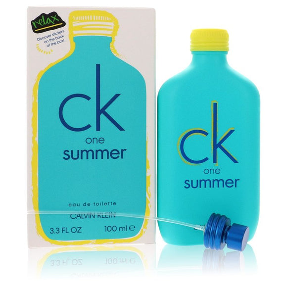 Ck One Summer Eau De Toilette Spray (2020 Unisex) By Calvin Klein for Men 3.4 oz