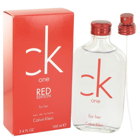 Ck One Red Eau De Toilette Spray By Calvin Klein for Women 3.4 oz