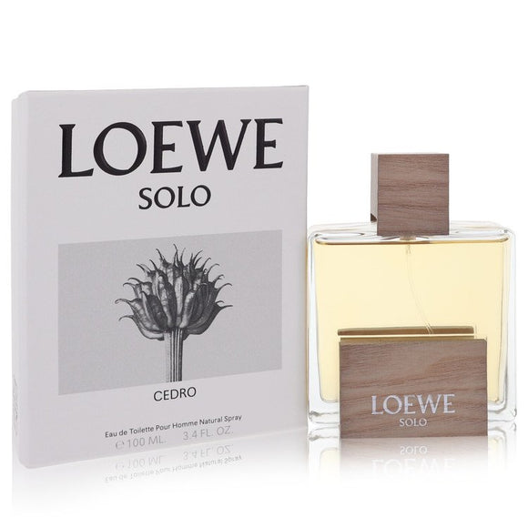 Solo Loewe Cedro Eau De Toilette Spray By Loewe for Men 3.4 oz