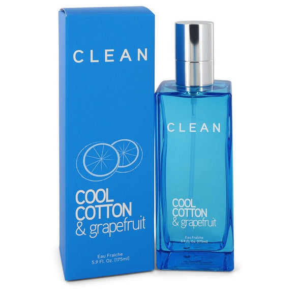 Clean Cool Cotton & Grapefruit Eau Fraiche Spray By Clean for Women 5.9 oz