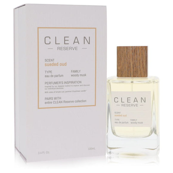 Clean Sueded Oud Eau De Parfum Spray By Clean for Women 3.4 oz