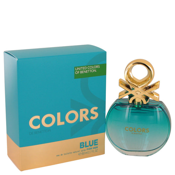 Colors De Benetton Blue Eau De Toilette Spray By Benetton for Women 2.7 oz