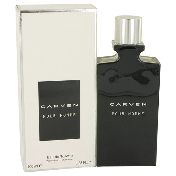 Carven Pour Homme Eau De Toilette Spray By Carven for Men 3.4 oz