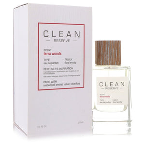 Clean Terra Woods Reserve Blend Eau De Parfum Spray By Clean for Women 3.4 oz