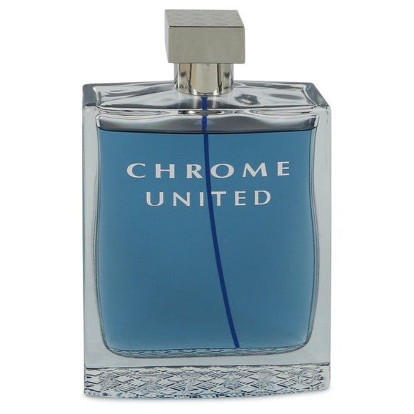 Chrome United Eau De Toilette Spray (unboxed) By Azzaro for Men 6.8 oz