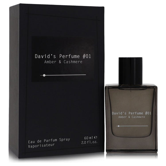 David's Perfume #01 Amber & Cashmere Eau De Parfum Spray (Unisex) By David Dobrik for Men 2 oz
