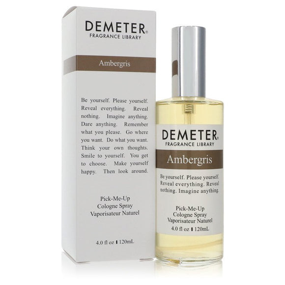 Demeter Ambergris Pick Me Up Cologne Spray (Unisex) By Demeter for Men 4 oz