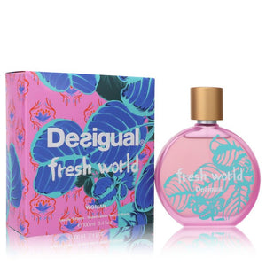 Desigual Fresh World Eau De Toilette Spray By Desigual for Women 3.4 oz