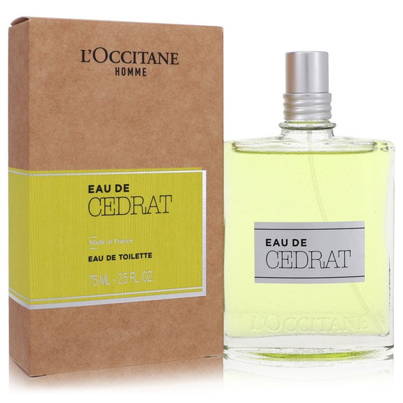 Eau De Cedrat Eau De Toilette Spray By L'occitane for Men 2.5 oz