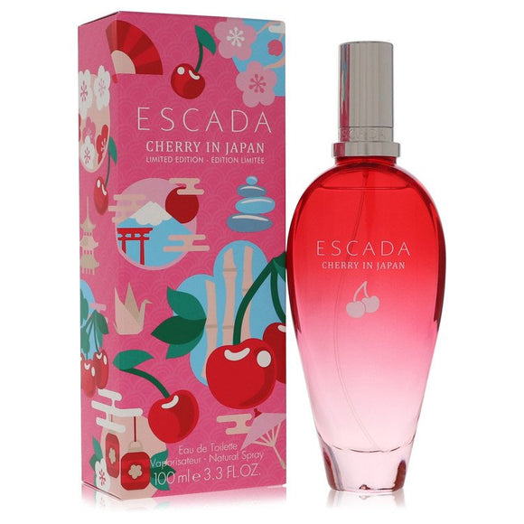 Escada Cherry In Japan Eau De Toilette Spray By Escada for Women 3.3 oz