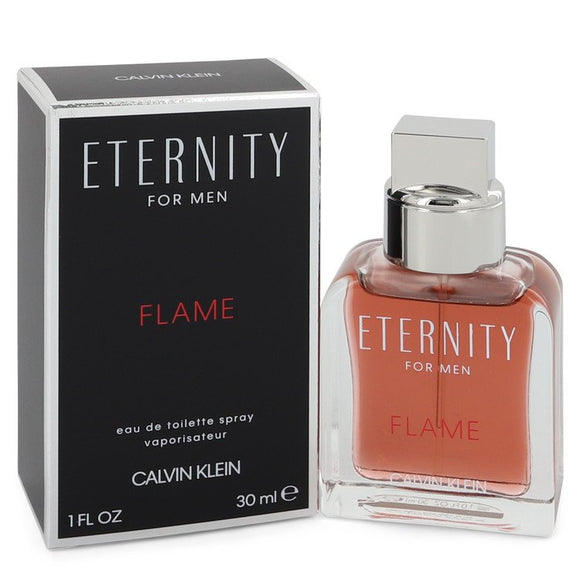 Eternity Flame Eau De Toilette Spray By Calvin Klein for Men 1 oz