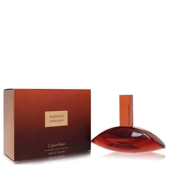 Euphoria Amber Gold Eau De Parfum Spray By Calvin Klein for Women 3.4 oz