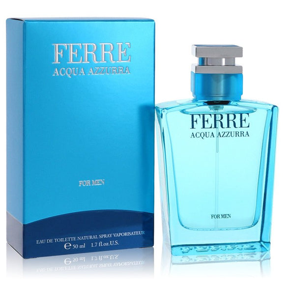 Ferre Acqua Azzurra Eau De Toilette Spray By Gianfranco Ferre for Men 1.7 oz