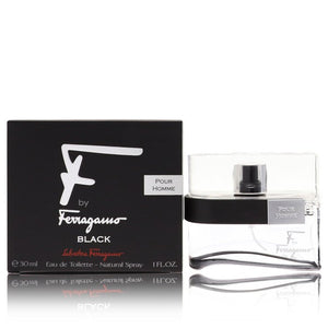 F Black Eau De Toilette Spray By Salvatore Ferragamo for Men 1 oz