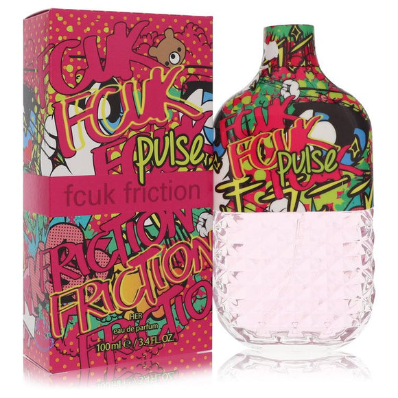 Fcuk Friction Pulse Eau De Parfum Spray By French Connection for Women 3.4 oz