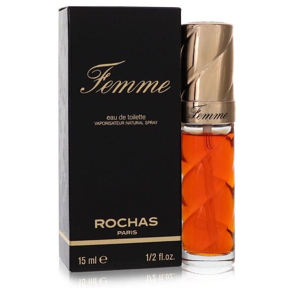 Femme Rochas Mini EDT Spray By Rochas for Women 0.5 oz