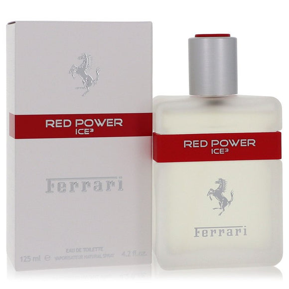 Ferrari Red Power Ice 3 Eau De Toilette Spray By Ferrari for Men 4.2 oz